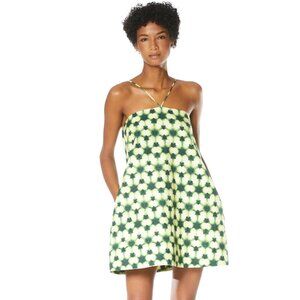 AMUR Jendayi Mini Dress in Cactus Kaleidoscope Tie Dye Sz 6